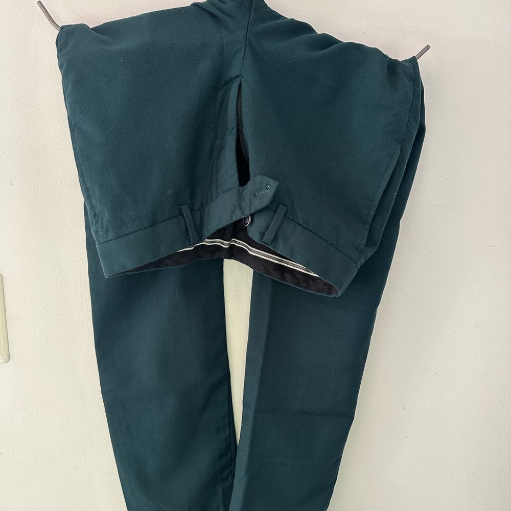 Elegant Men's Teal Dress Pants